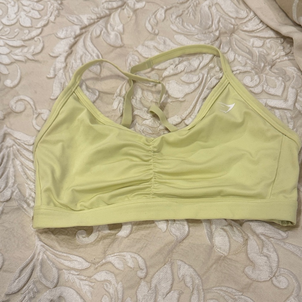 Gymshark Women's Yellow Sports Bra